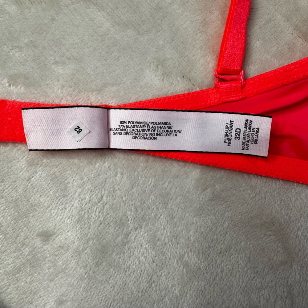 NEW Victoria’s Secret Bright Orange Strappy Bra - Picture 15 of 16